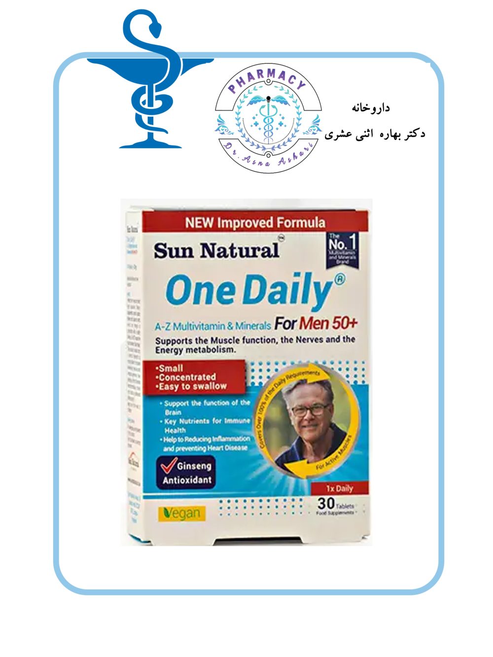 One Daily For men +50