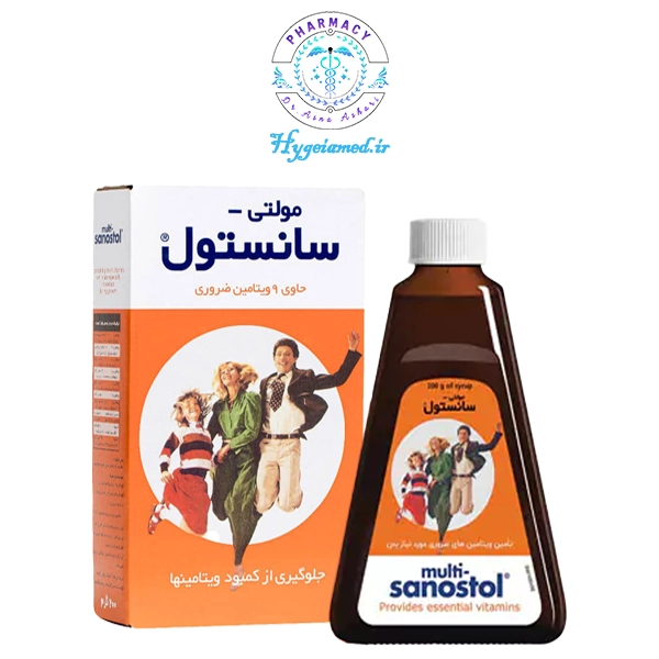 مولتی ویتامین شربت مولتی سانستول - تصویر 1