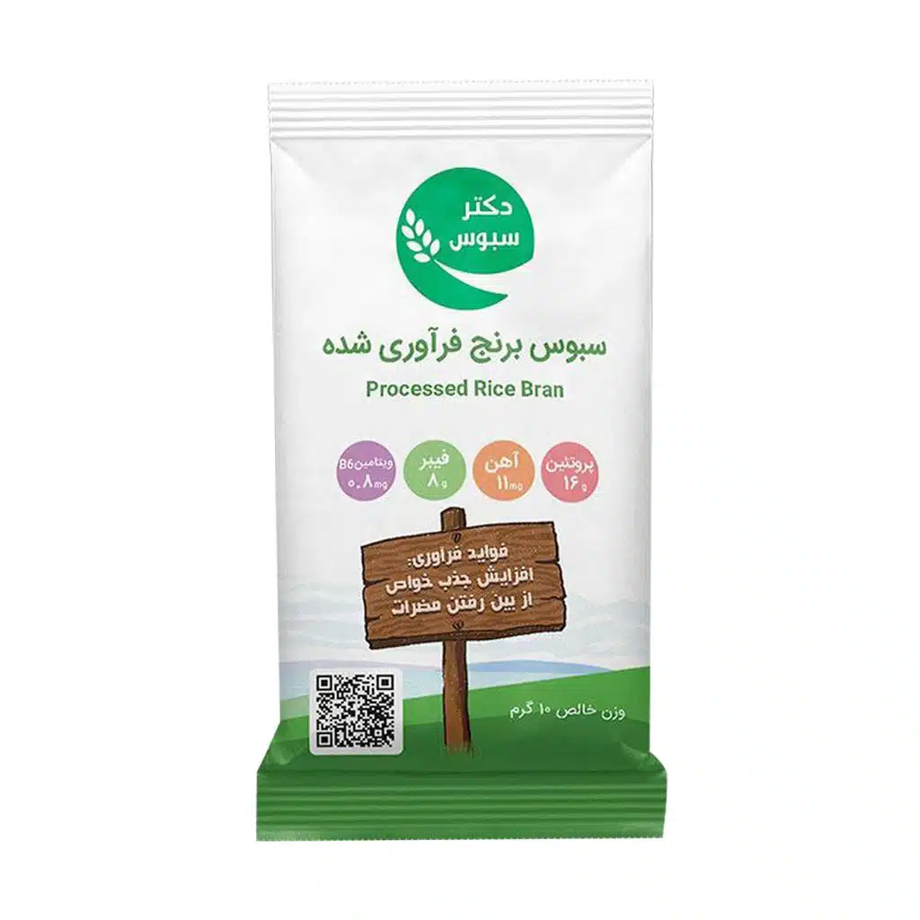 Doctor-Saboos-Processed-Rice-Bran-10.jpg ساشه سبوس برنج فرآوری شده دکتر سبوس 10 گرم - تصویر 1