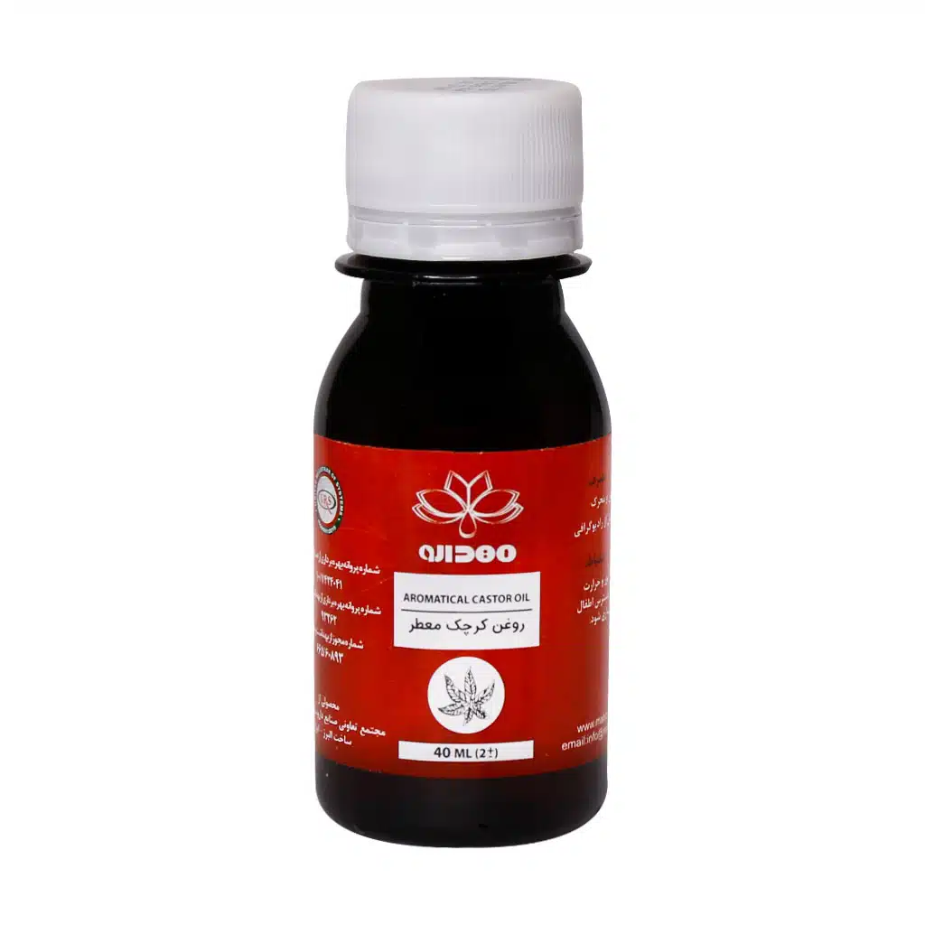 Mahdarou-Aromatical-Castor-Oil-40-ml.jpg روغن کرچک معطر مهدارو 40 میلی لیتر - تصویر 1