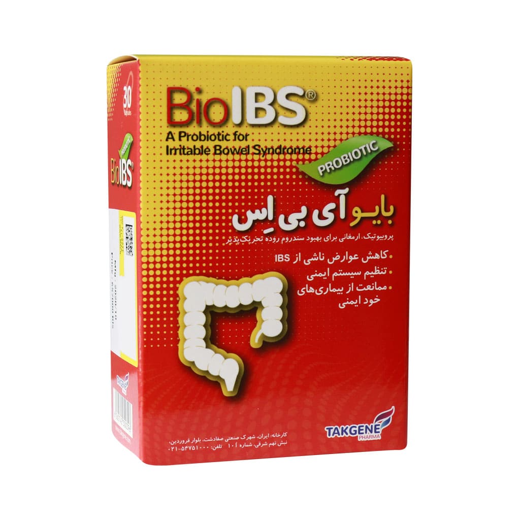 Takgene-Pharma-Bio-IBS-Capsules کپسول بایو آی بی اس تک ژن فارما 30 عدد - تصویر 1